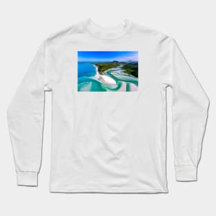 Hill Inlet - Whitsundays Queensland, Australia Long Sleeve T-Shirt